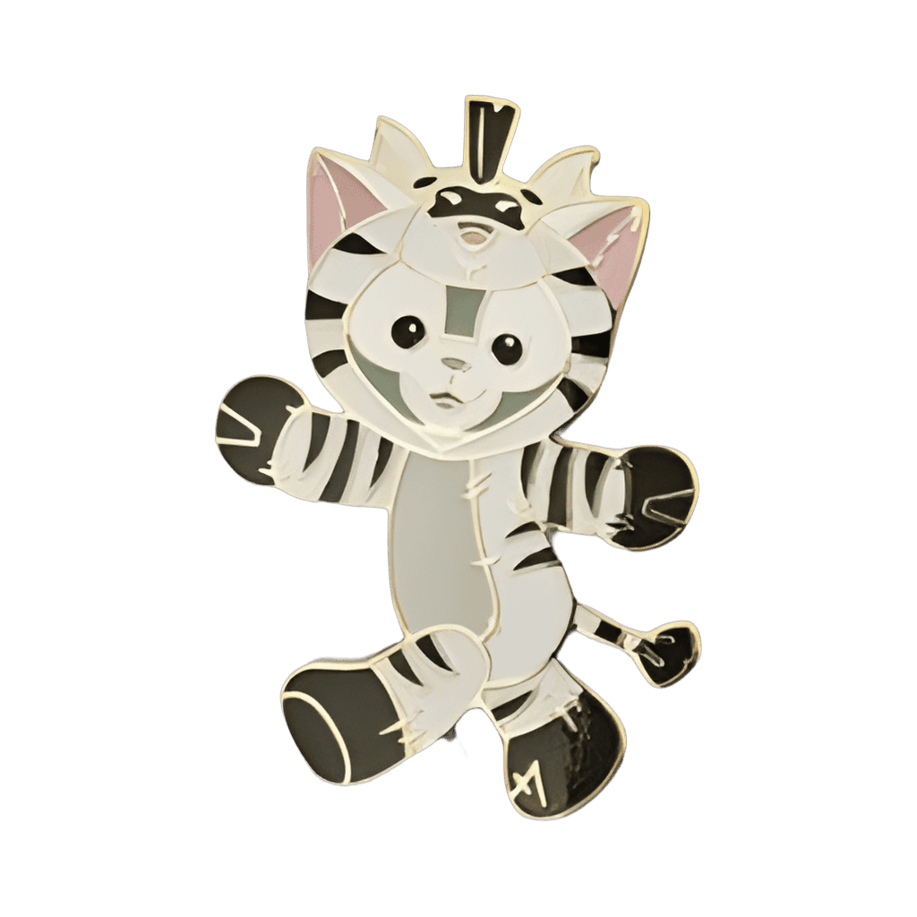 Gelatoni Dressed as a Zebra Disney pin