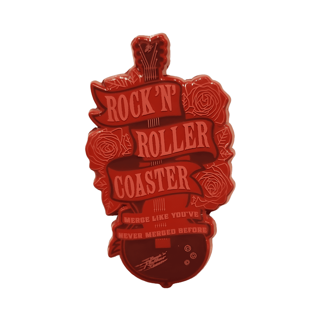 Merge Like You've Never Merged Before Guitar Disney pin