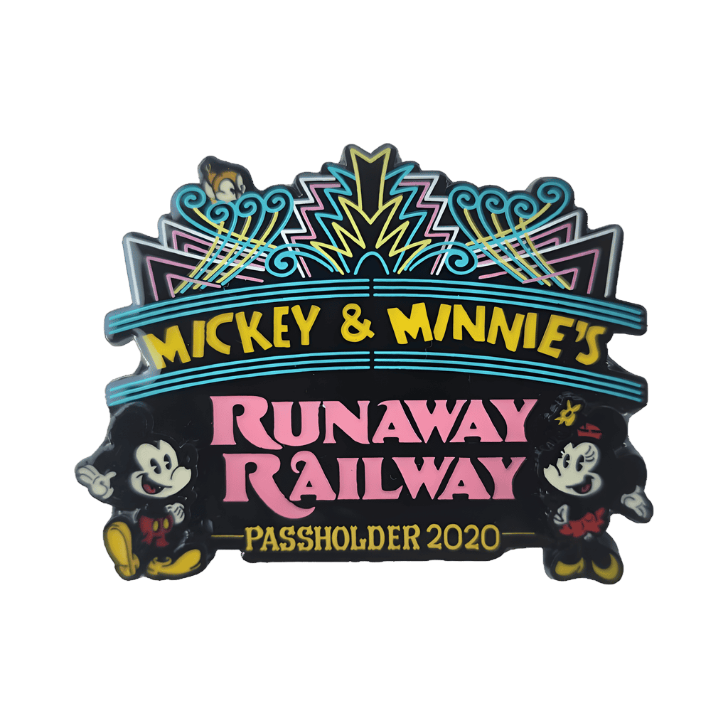 Mickey and Minnie's Runaway Railway Opening Day Disney pin