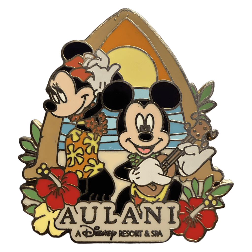 Aulani Mickey Playing Ukulele Disney pin