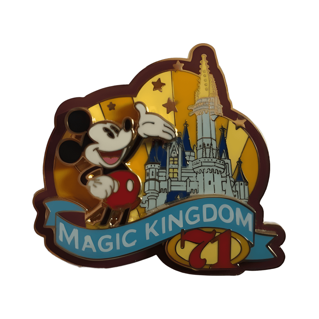 Magic Kingdom 71 - Mickey Mouse and Cinderella Castle Disney pin