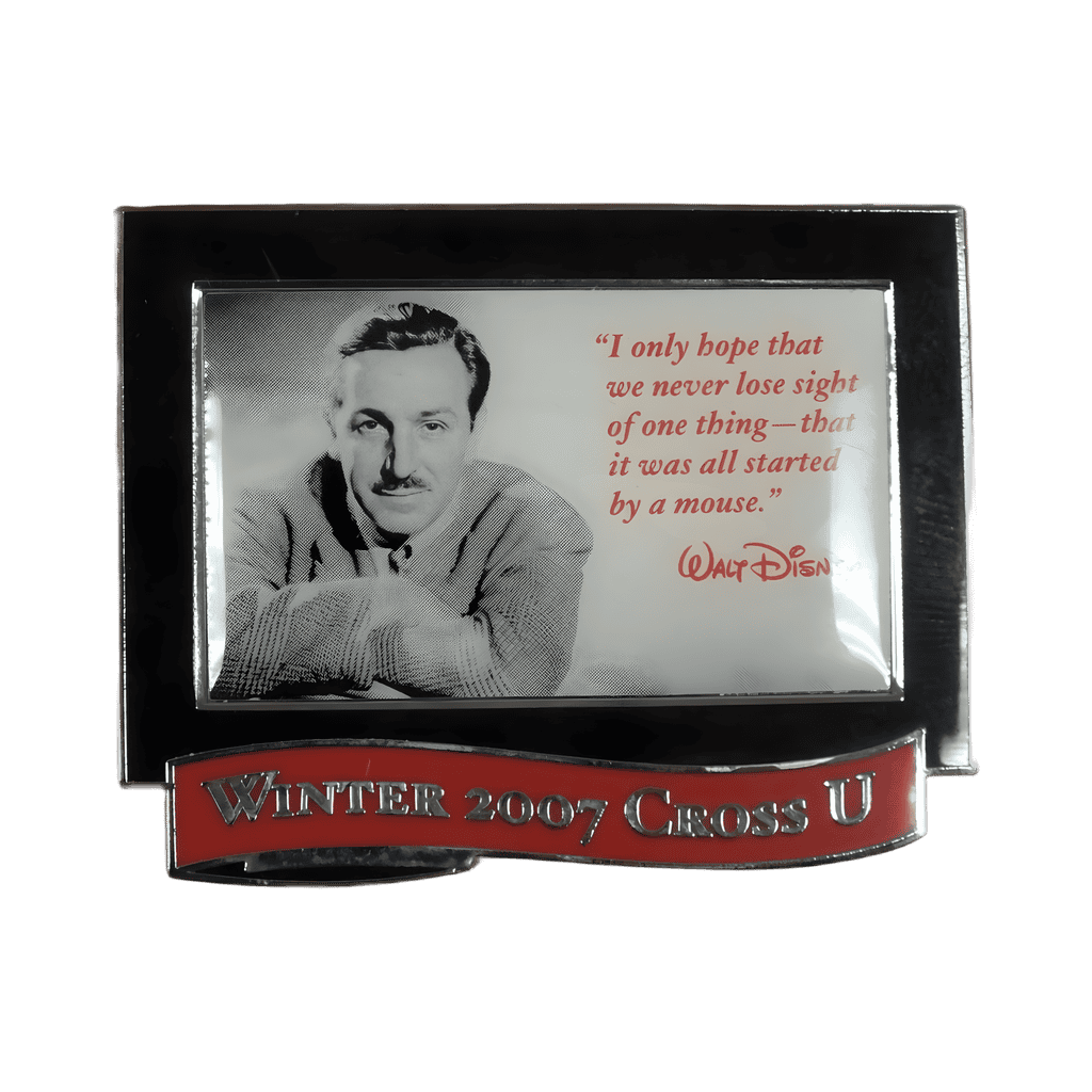 Walt Disney - Winter 2007 Cross-U - Quote Disney pin