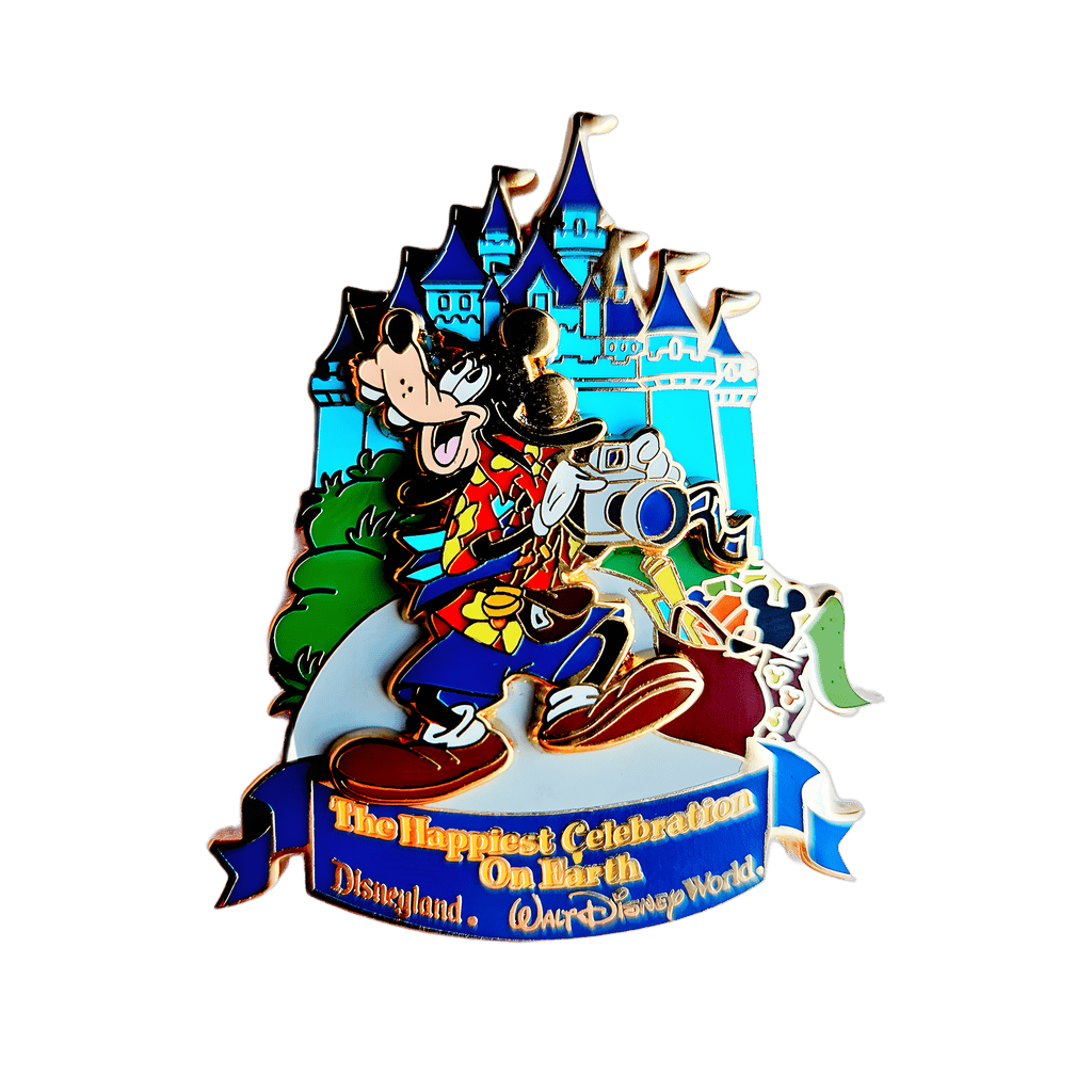 Goofy as Tourist, Happiest Celebration on Earth Disney pin
