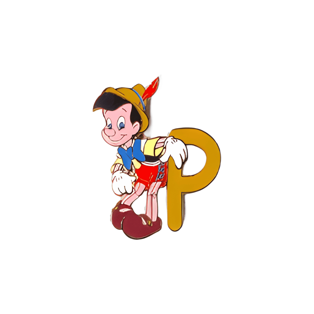 P is for Pinocchio Disney pin