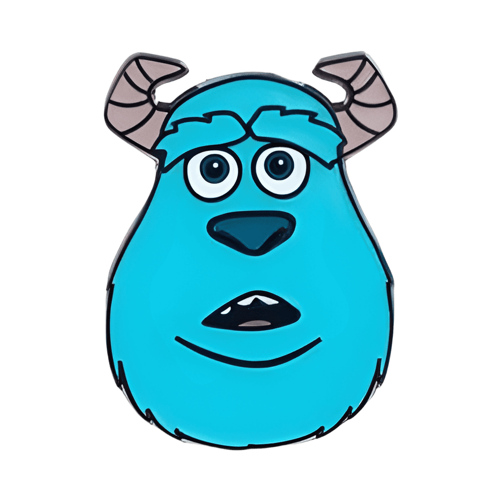 Sulley and Door Pin Set - Sulley Concerned Face Disney pin