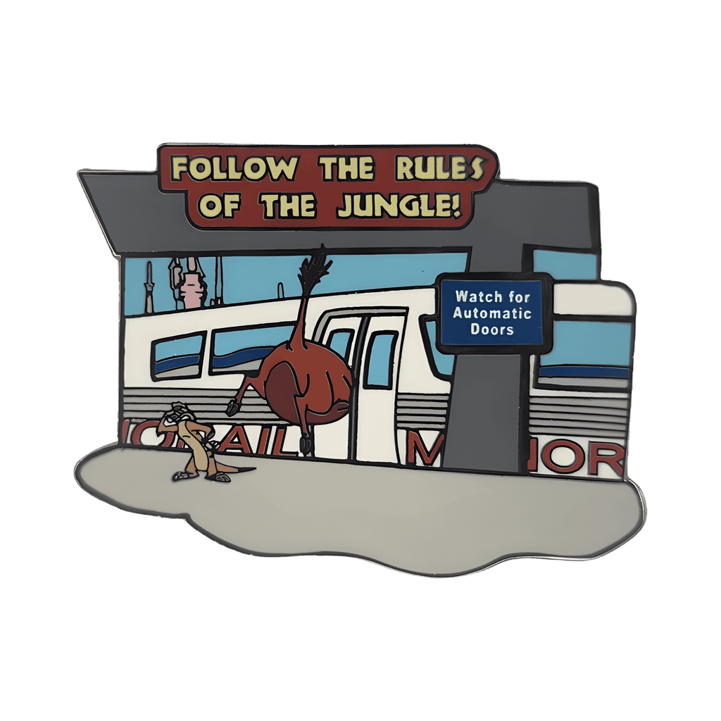 Follow the Rules of the Jungle! Disney pin