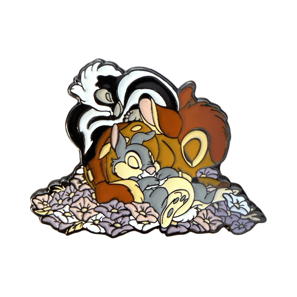 Flower, Bambi and Thumper Sleeping Disney pin
