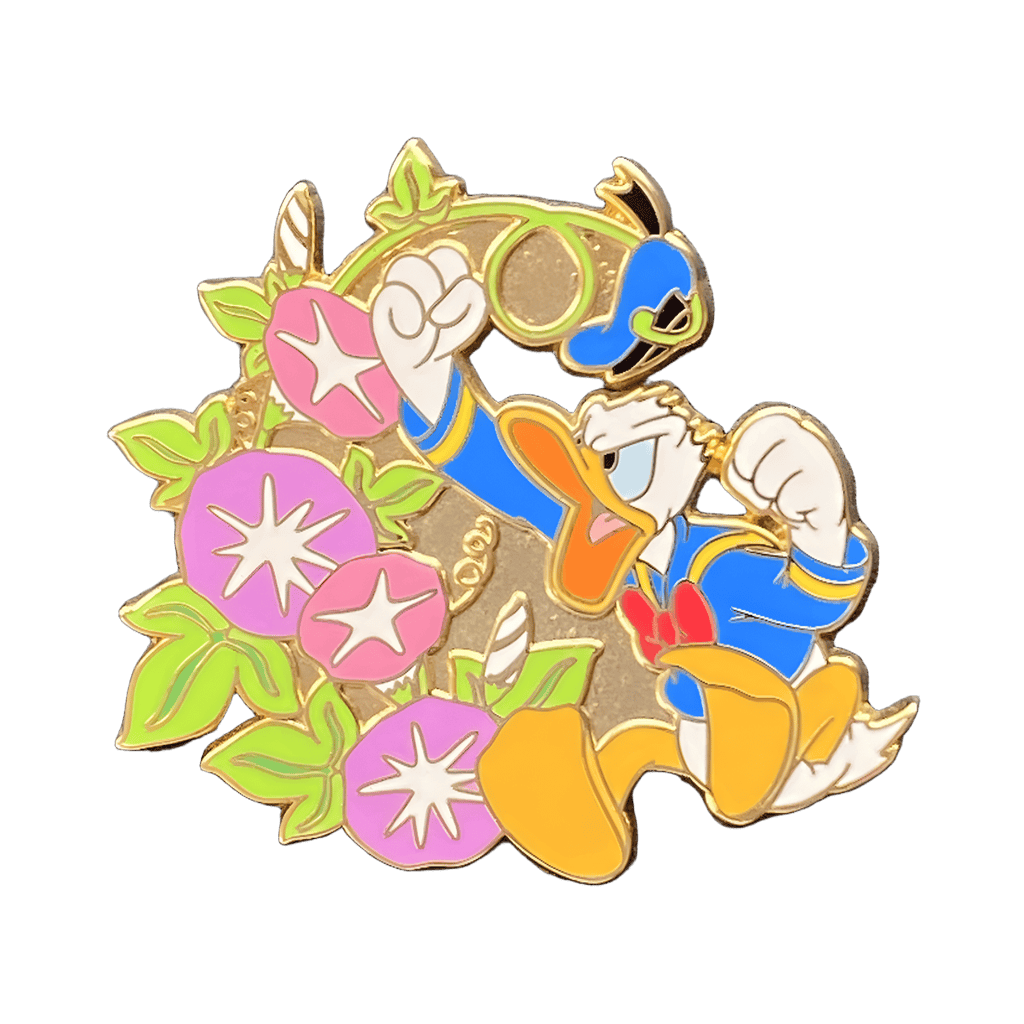 Donald Duck Morning Glory Disney pin