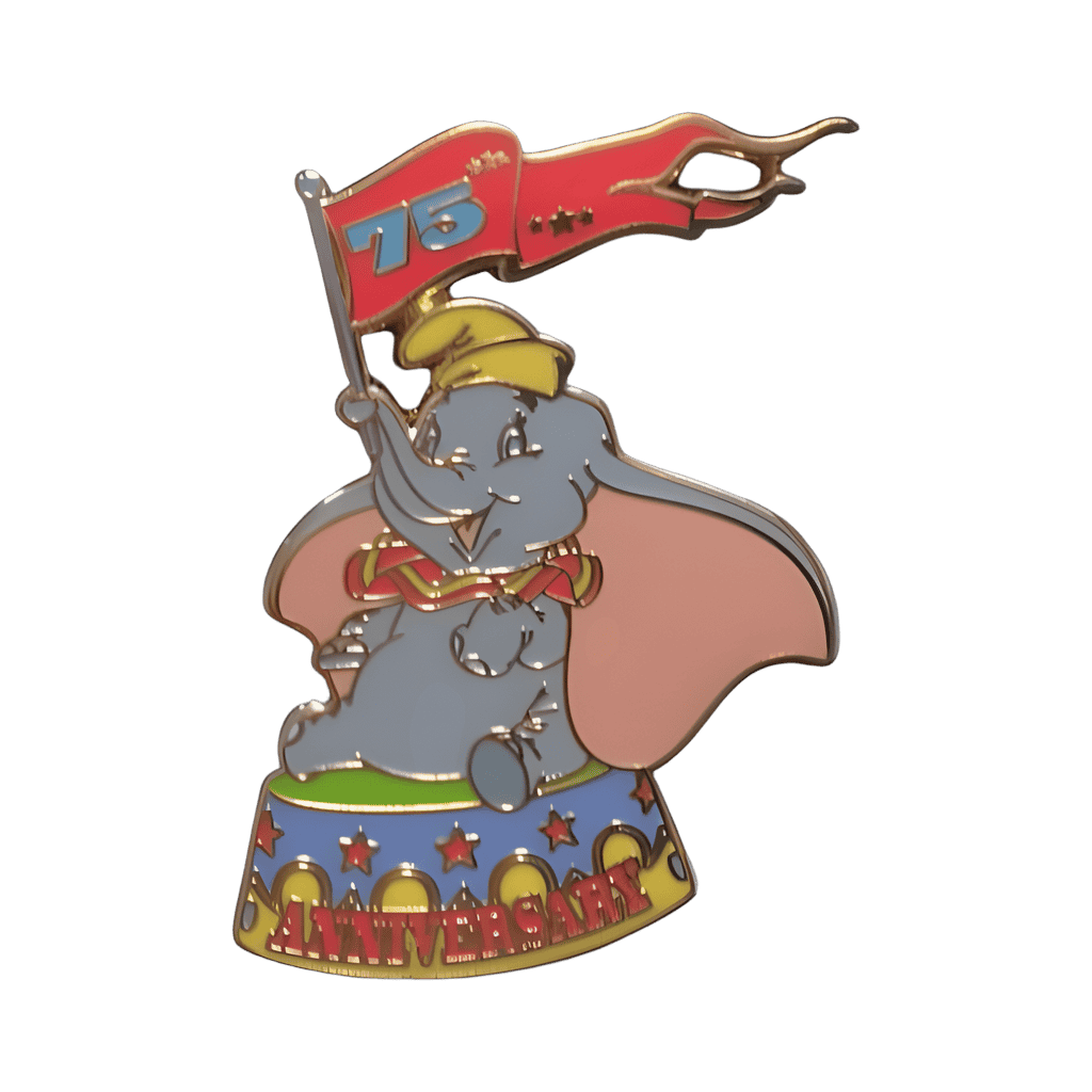 75th Anniversary — Dumbo with Circus Pennant Disney pin