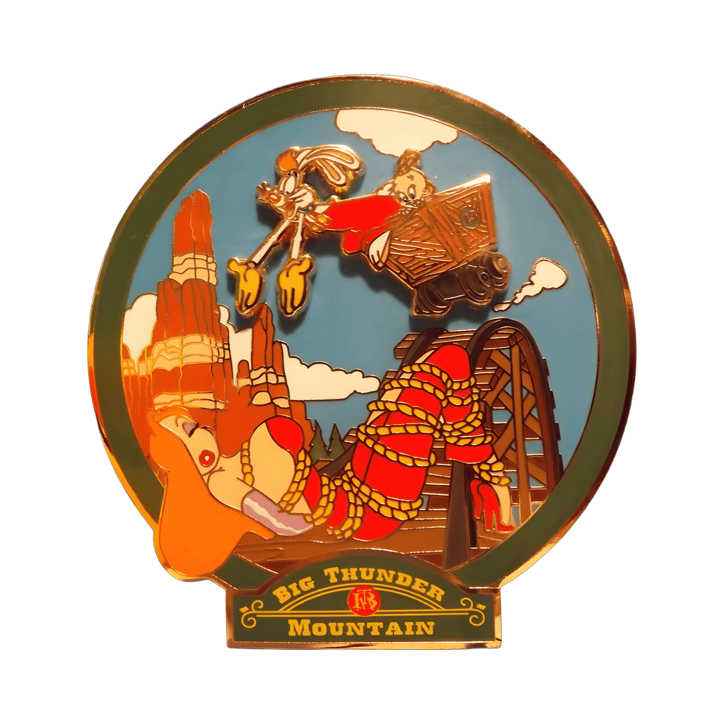 Big Thunder Mountain Jessica & Roger Jumbo Disney pin