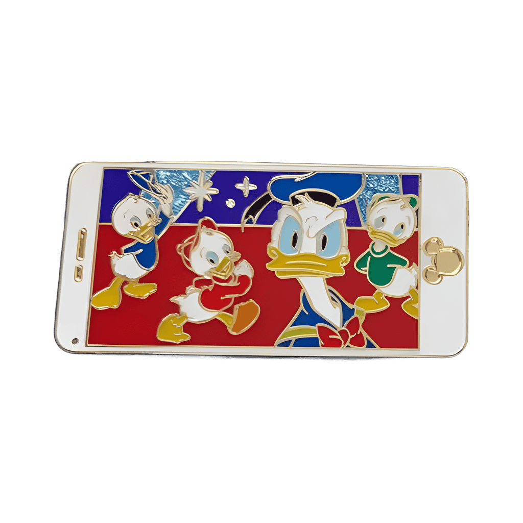 Cell Phone Set - Donald Duck and Nephews Disney pin