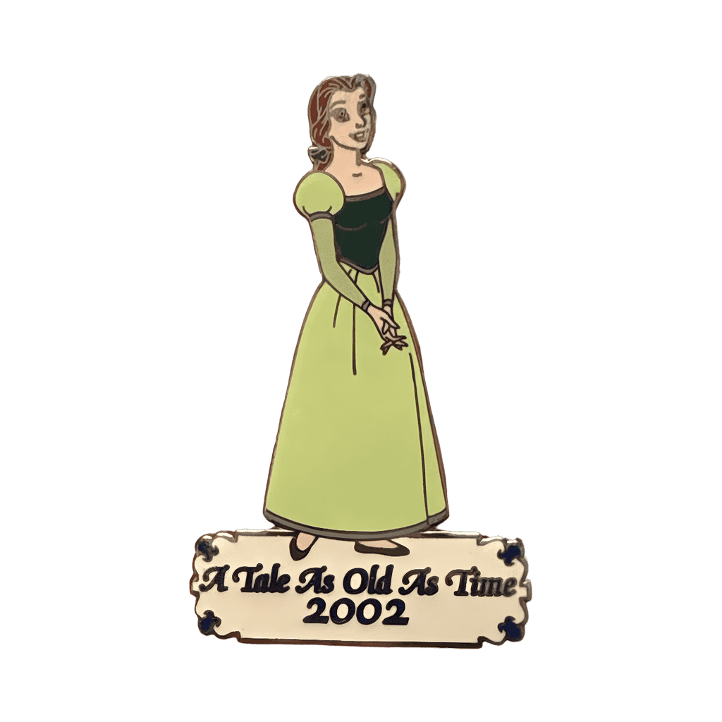 Green Dress Belle Disney pin