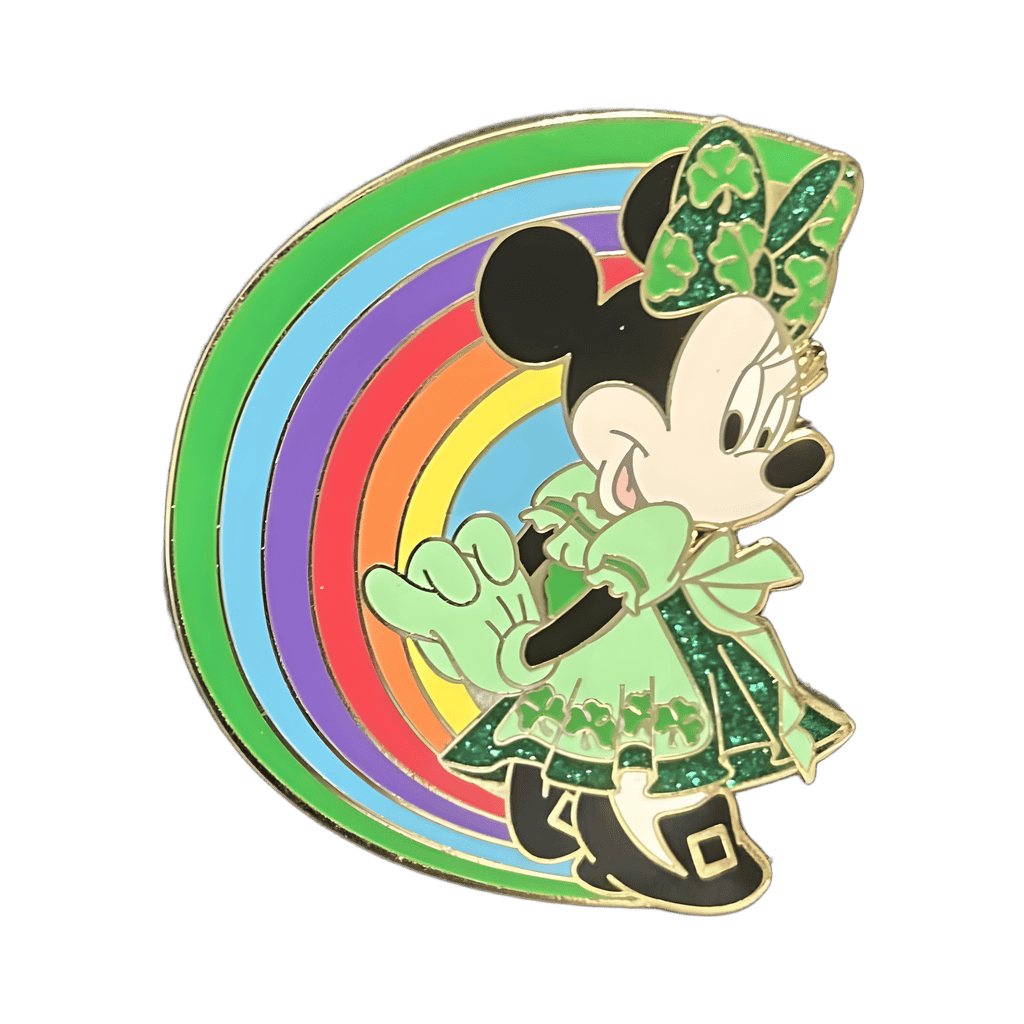 Minnie St Patrick’s Rainbow Disney pin