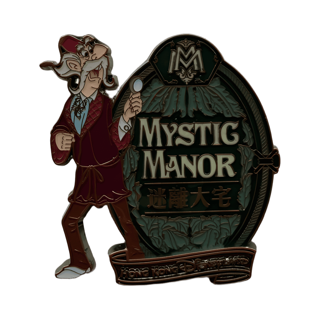 Mystic Manor Logo with Lord Henry Disney pin