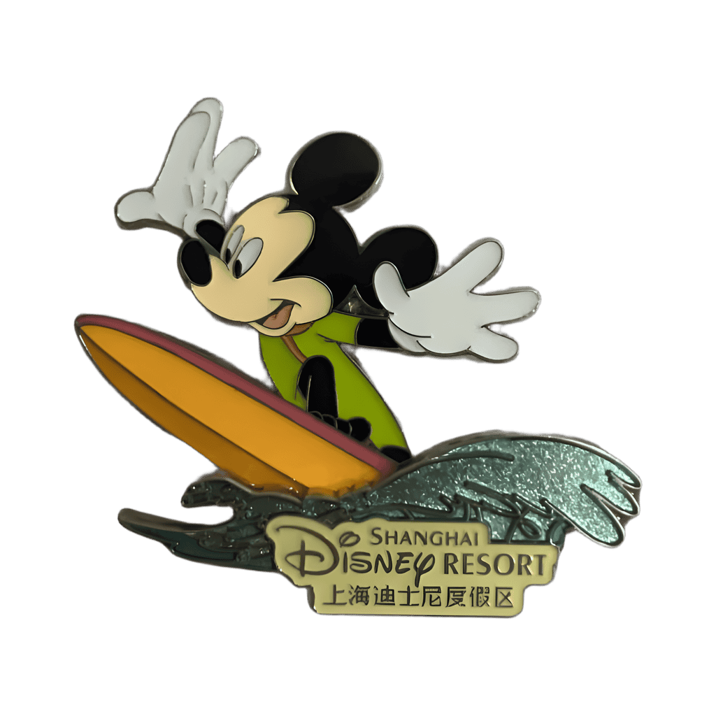 Mickey Mouse Surfing Disney pin