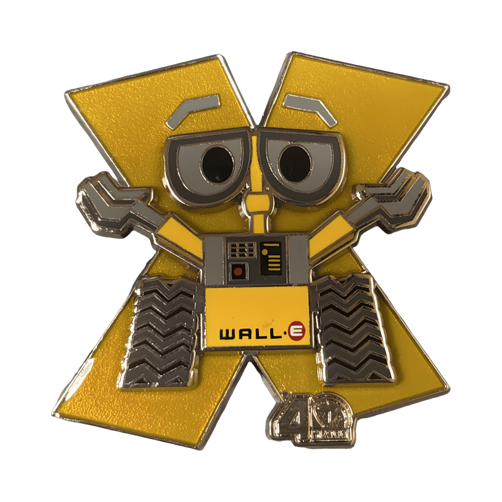 Wall-E Pixar “X” Disney pin