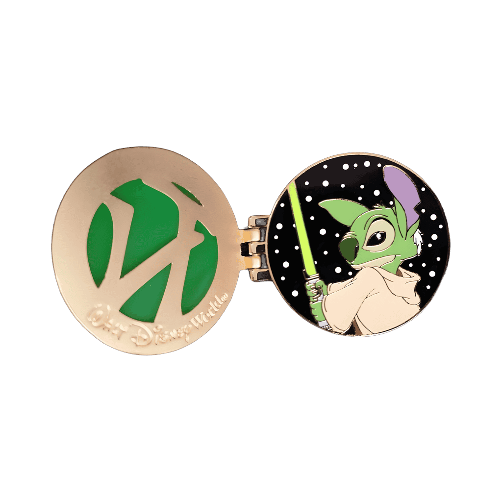 Pin Trading Night Hinged Pin Series - Stitch as Yoda Disney pin