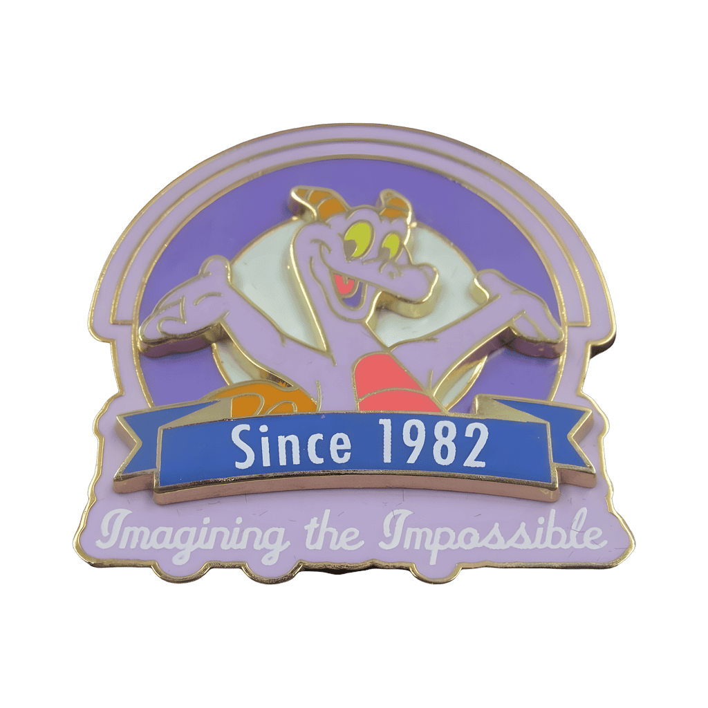 Imagining the Impossible Since 1982 - Figment Disney pin