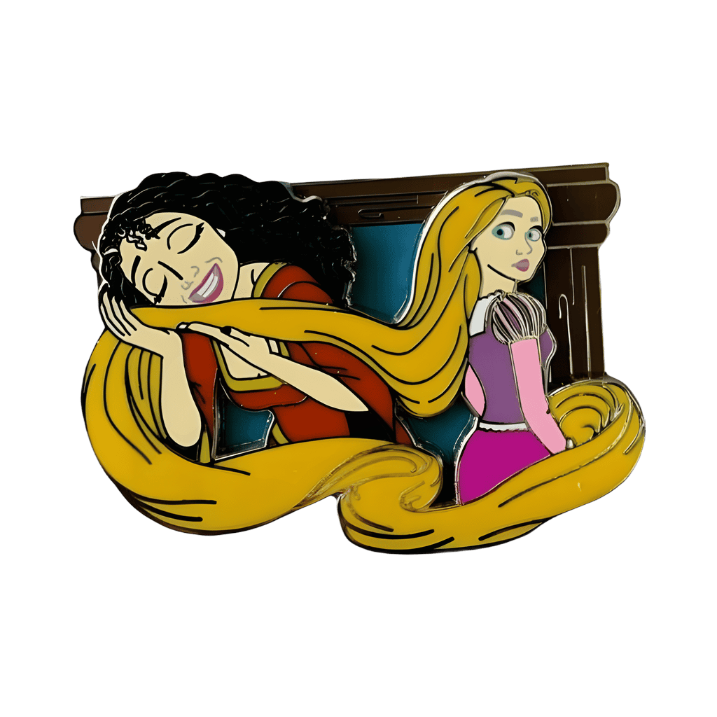 Rapunzel and Mother Gothel Disney pin