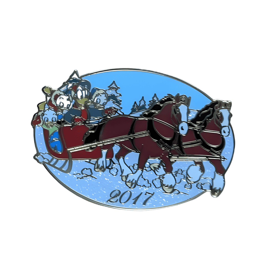 Holiday Sleigh Ride - Donald Duck, Huey, Dewey and Louie Disney pin