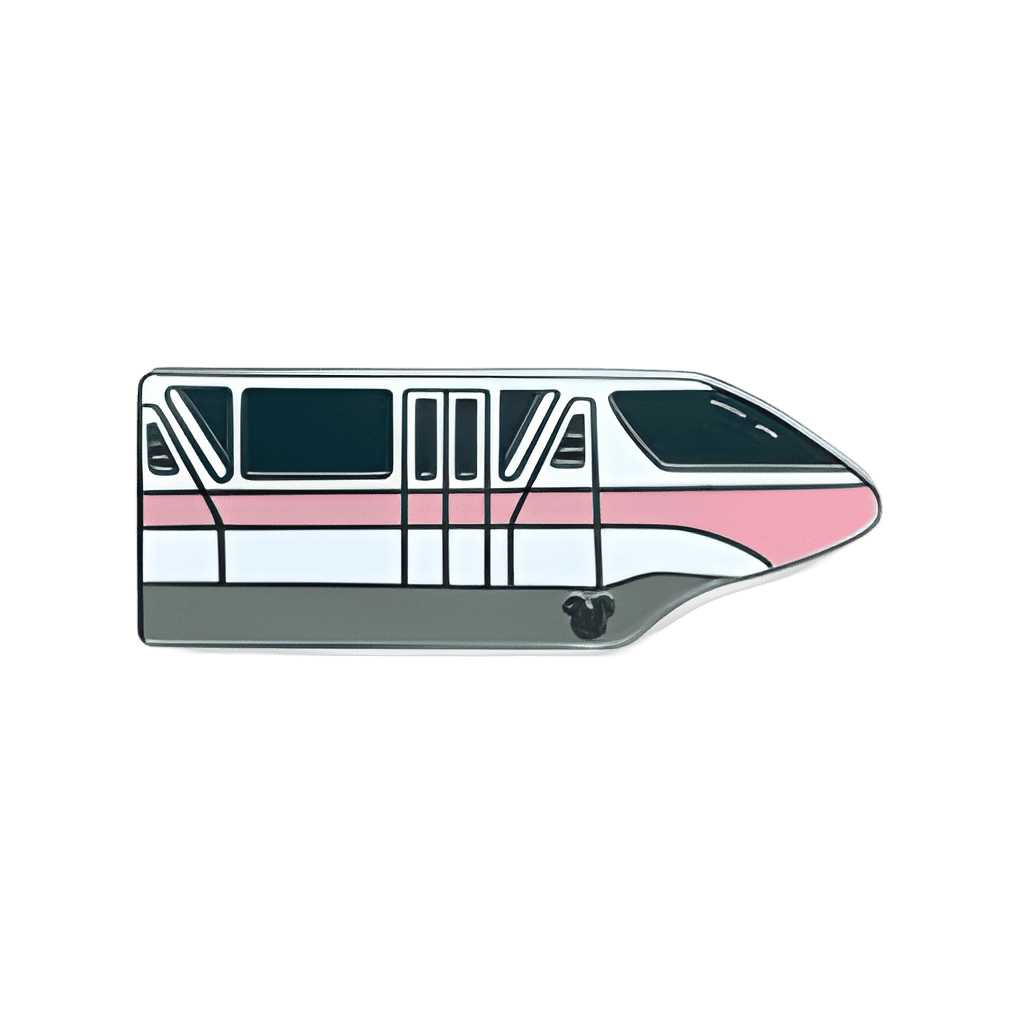 Monorail Pink Disney pin