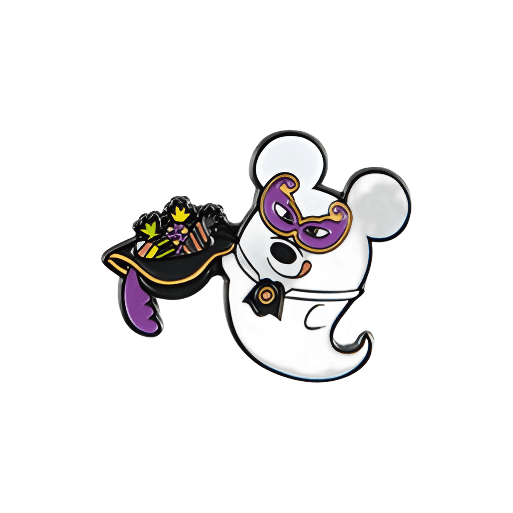 40 Dream Go Round: Mickey Ear Ghosts Set - Masquerade and Candy Hat Ghost Disney pin