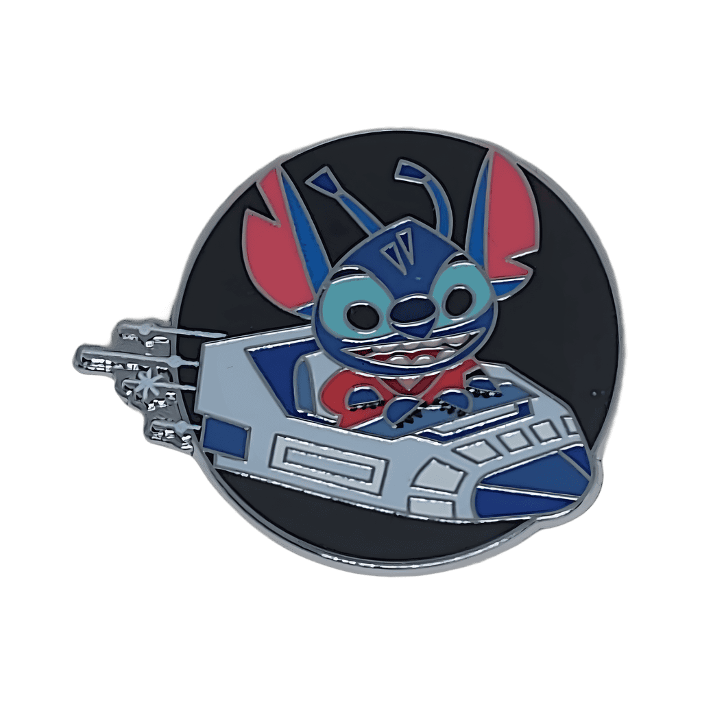 Stitch in Spaceship Disney pin