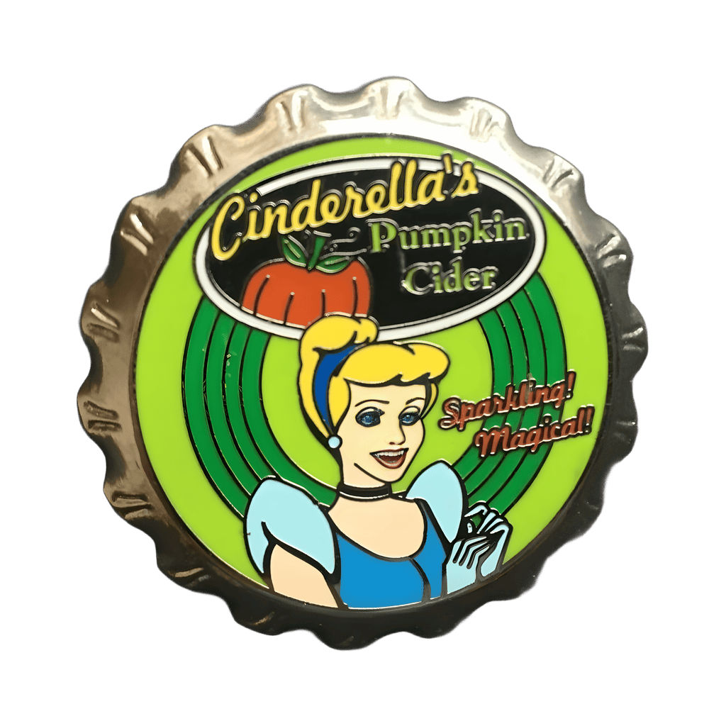 Cinderella's Pumpkin Cider Disney pin