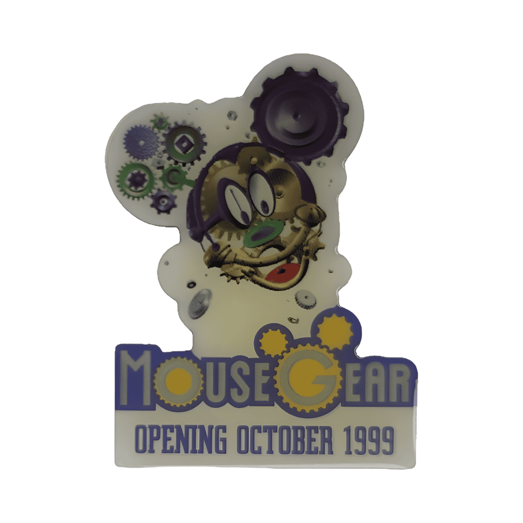 Opening October 1999 Mousegear Logo Disney pin