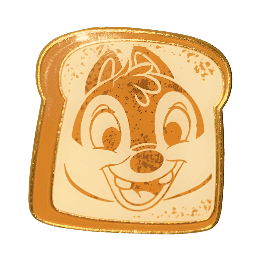 Chip Toast Disney pin