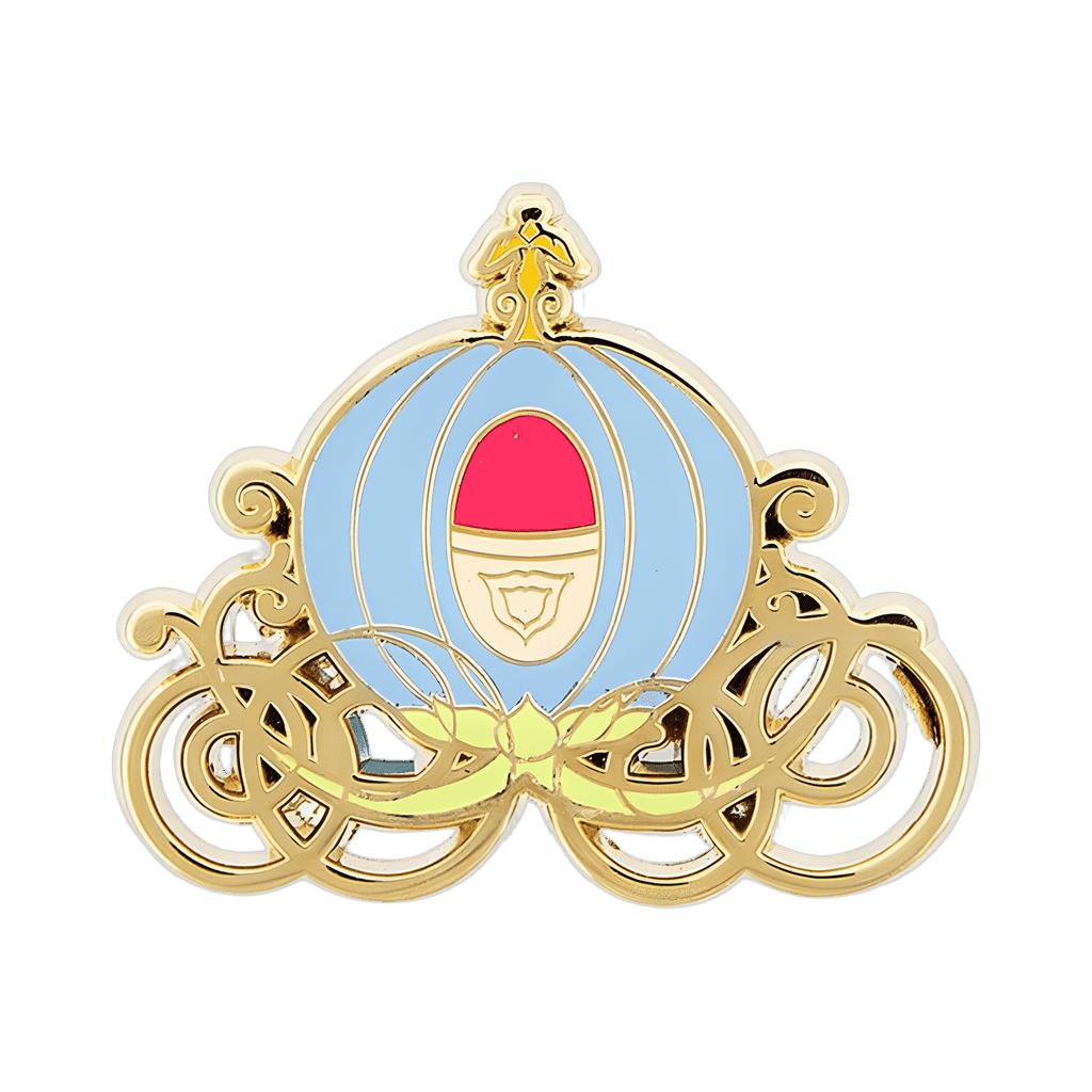 4-pin set - Pumpkin Coach Disney pin