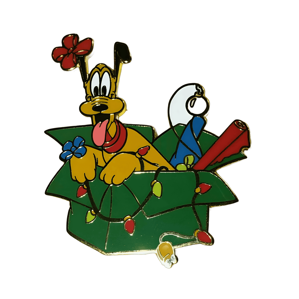 Pluto Christmas Lights Disney pin