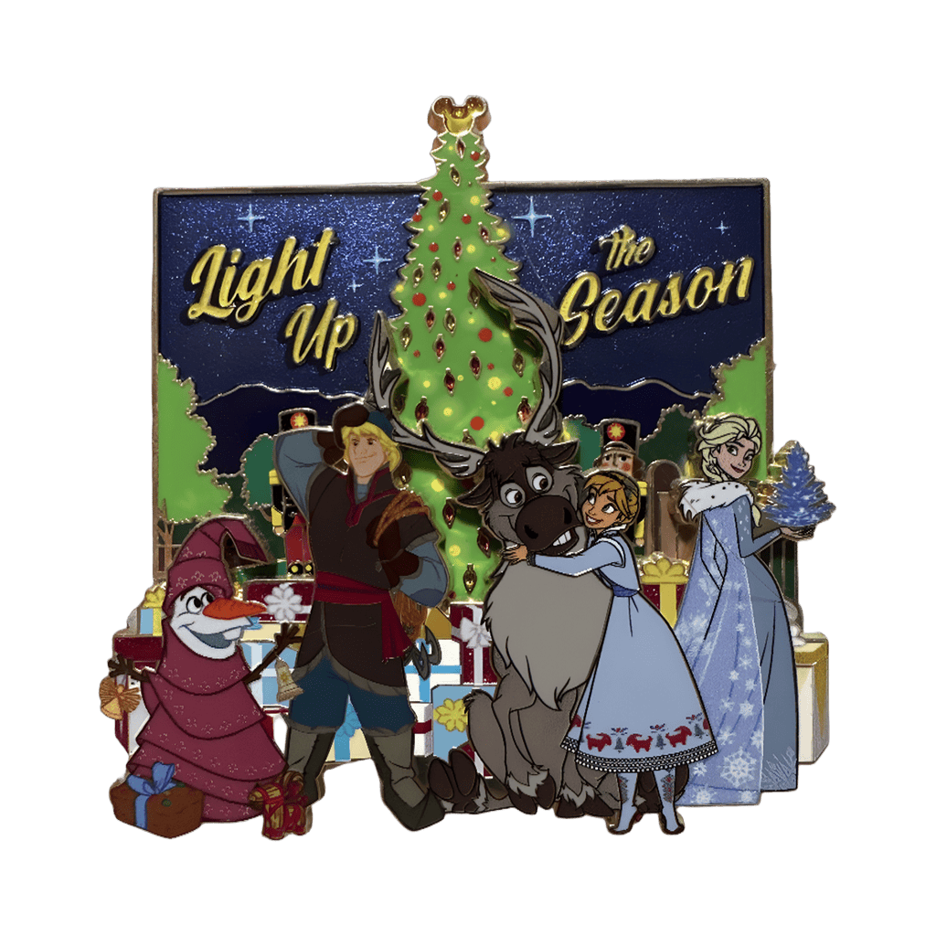 Olaf, Kristof, Sven, Anna, Elsa Disney pin