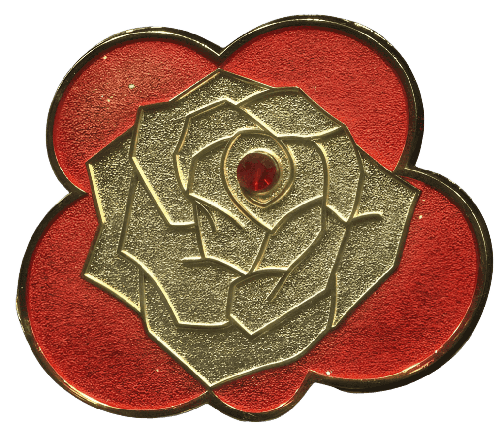 Rose Icon Disney pin