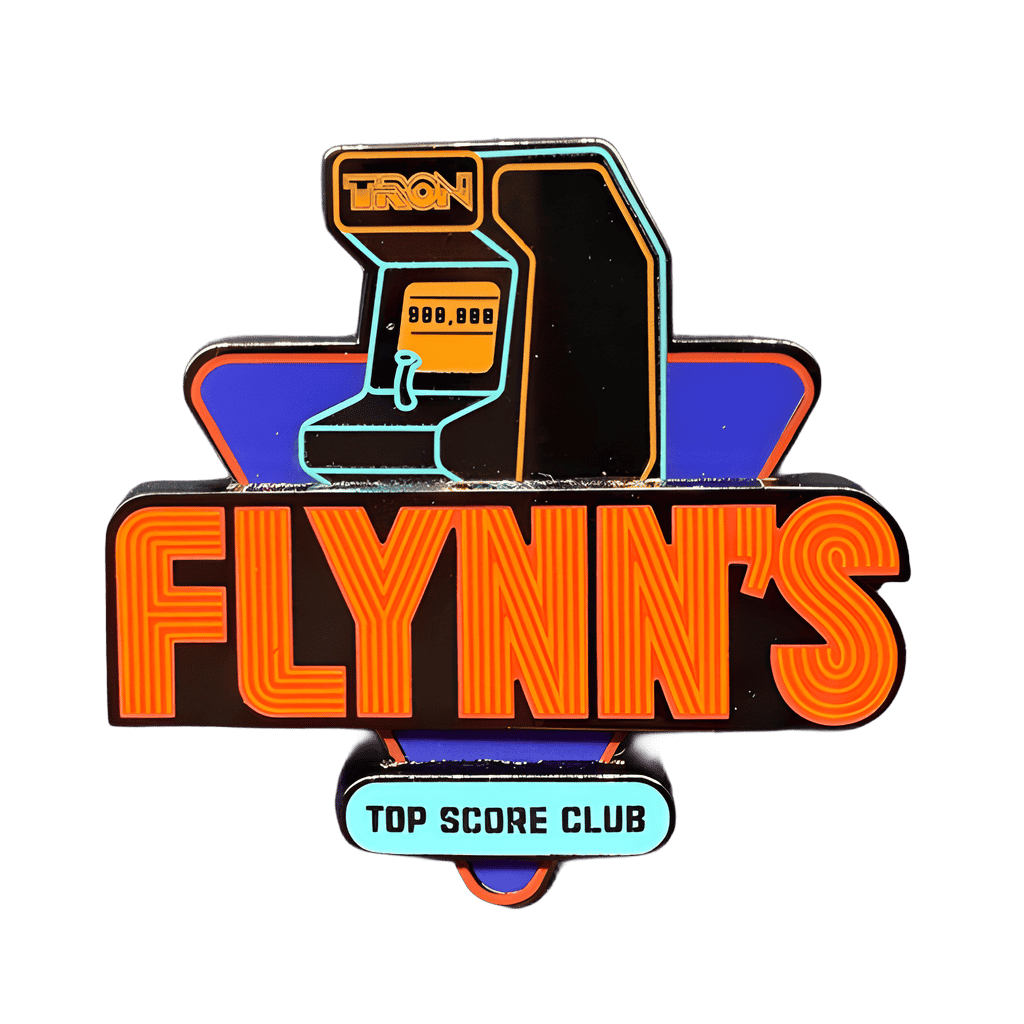 Flynn's Top Score Club Arcade Game Disney pin