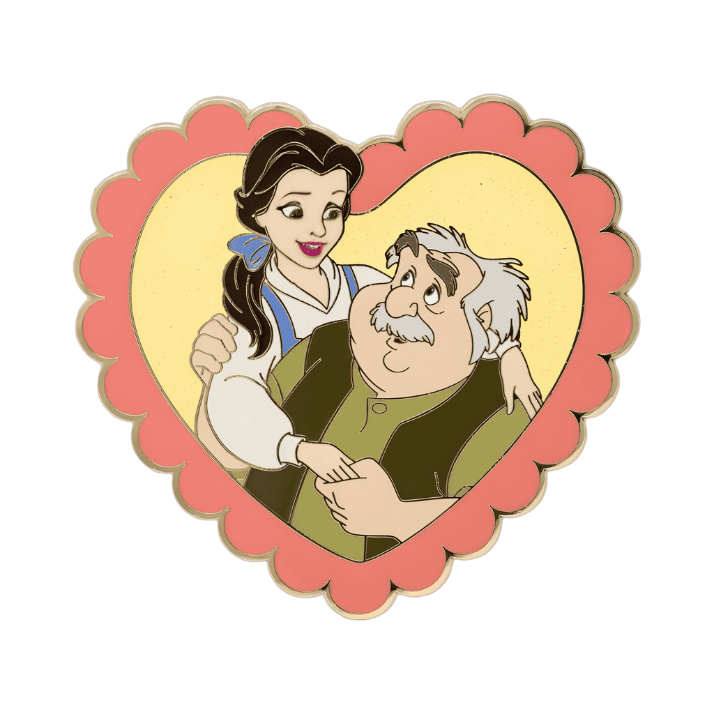 Beauty and the Beast - Belle & Maurice Disney pin