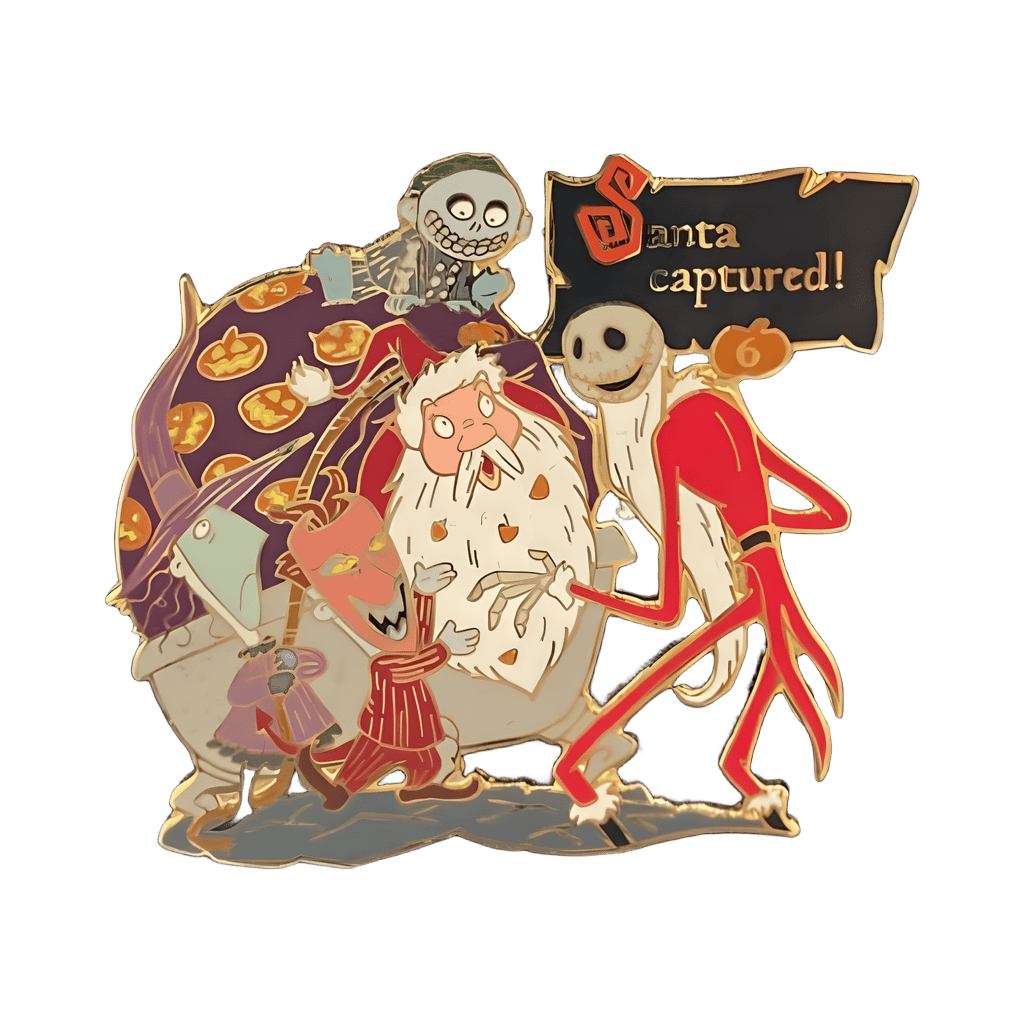 Santa captured! Disney pin