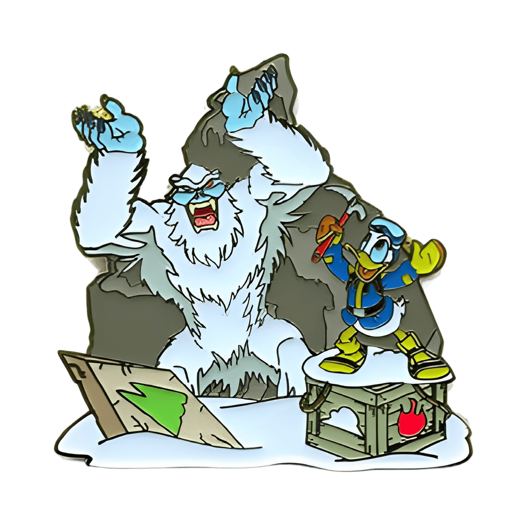Donald with Yeti Disney pin