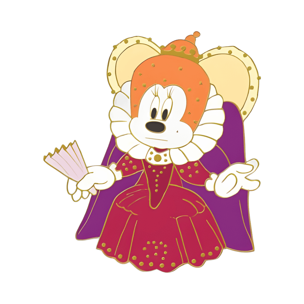 Minnie Mouse as Queen Elizabeth Disney pin