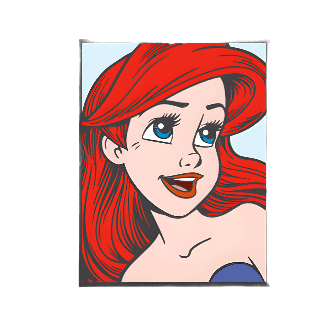 Ariel Square 1 Disney pin