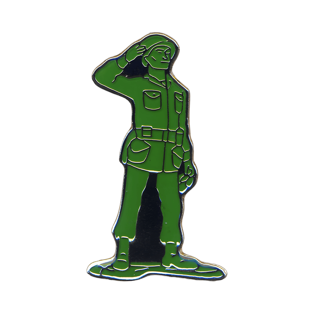 Green Army Man Disney pin
