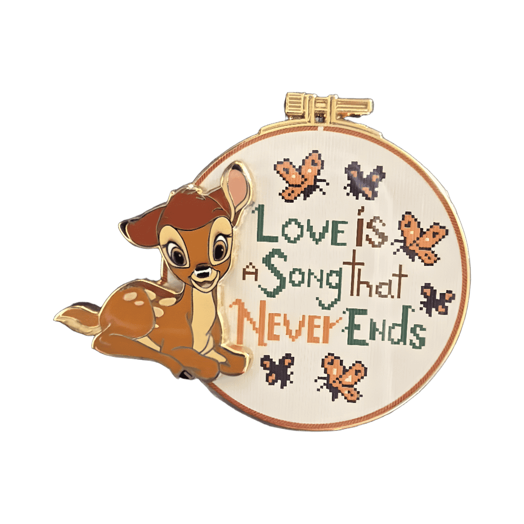 Love is a Song That Never Ends Bambi Disney pin