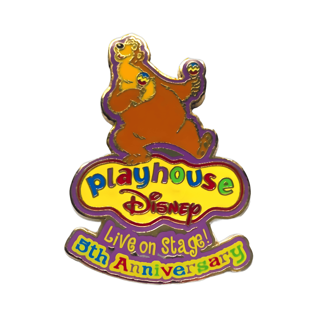 Playhouse Disney Live On Stage 5th Anniversary- Bear in the Big Blue House Disney pin