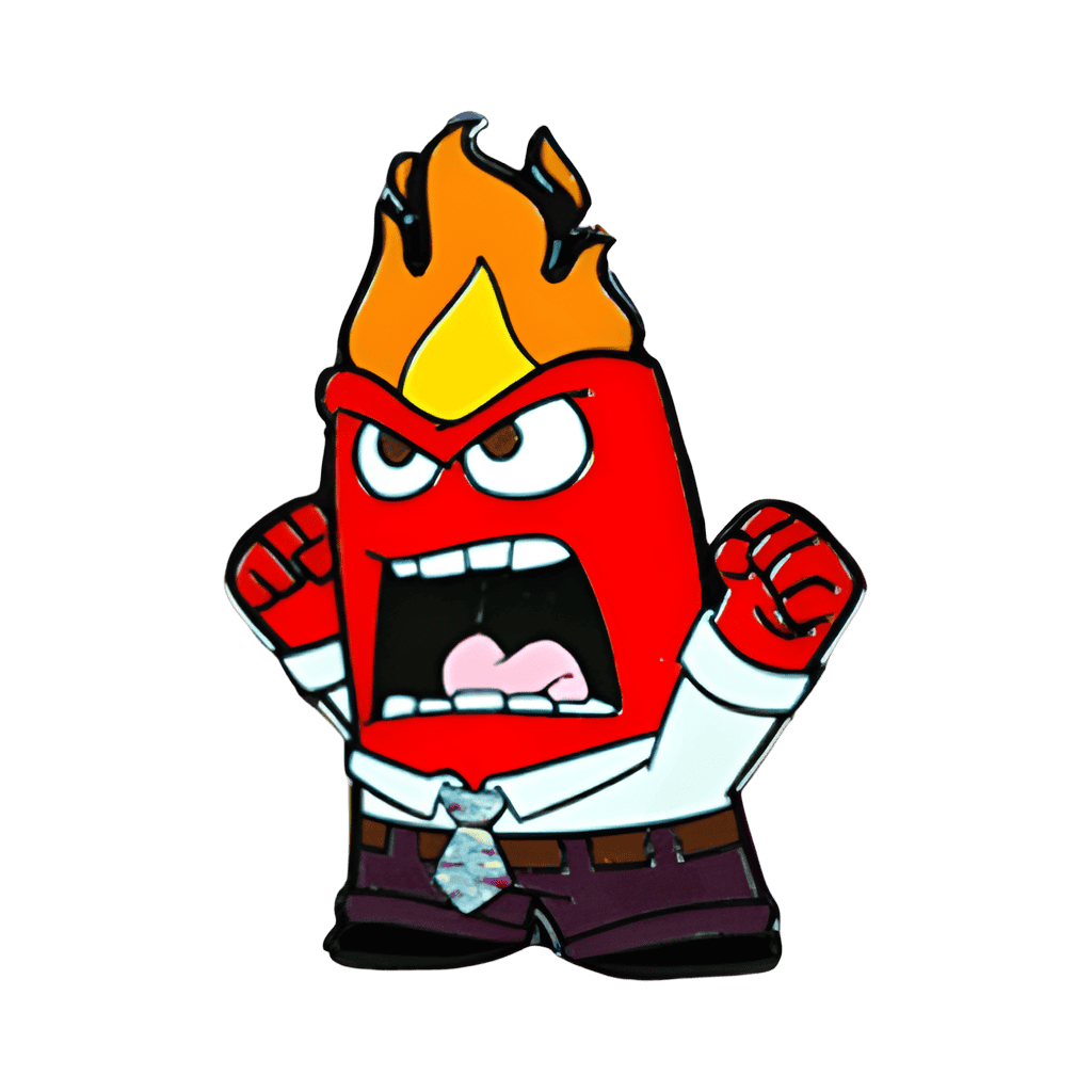 Anger Disney pin