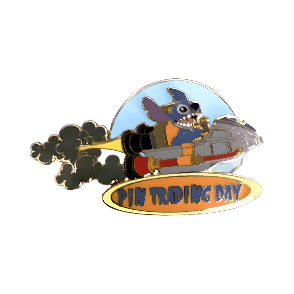 Stitch in rocket Disney pin