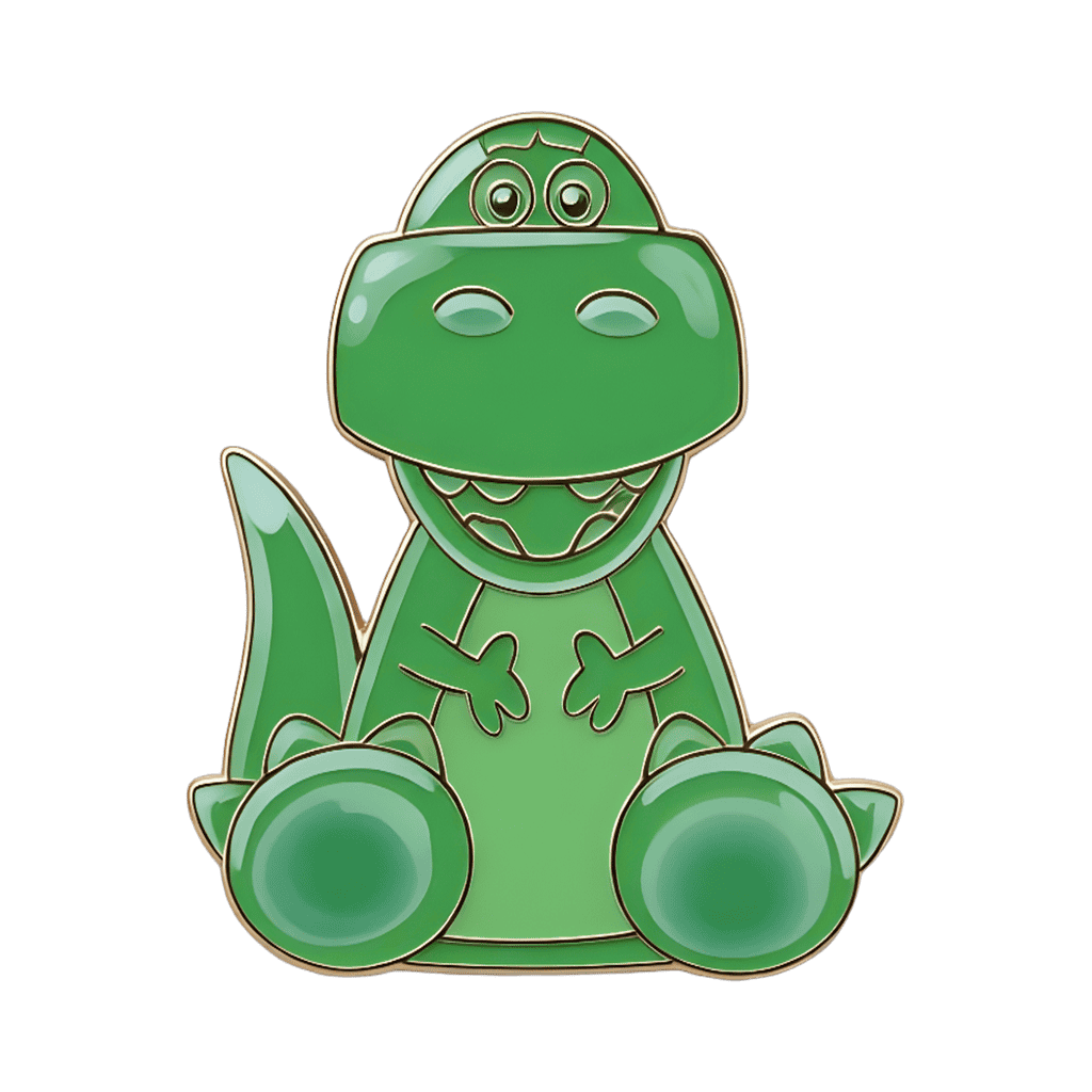 Rex the Green Dinosaur Disney pin