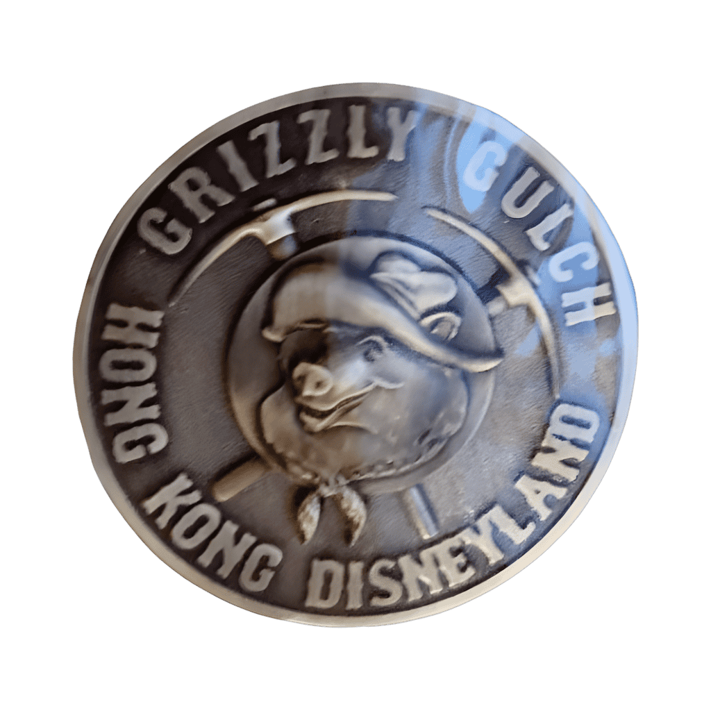 Grizzly Gulch Round Badge Disney pin