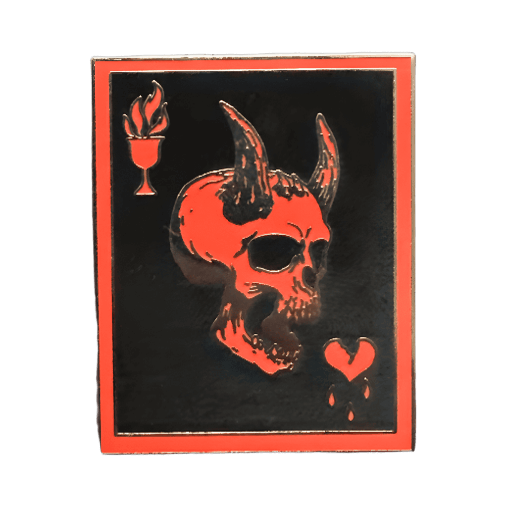Horned Skull Disney pin