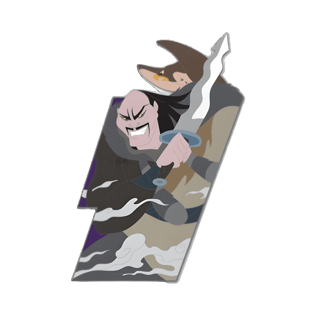 Shan Yu and Hayabusa with Sword Disney pin