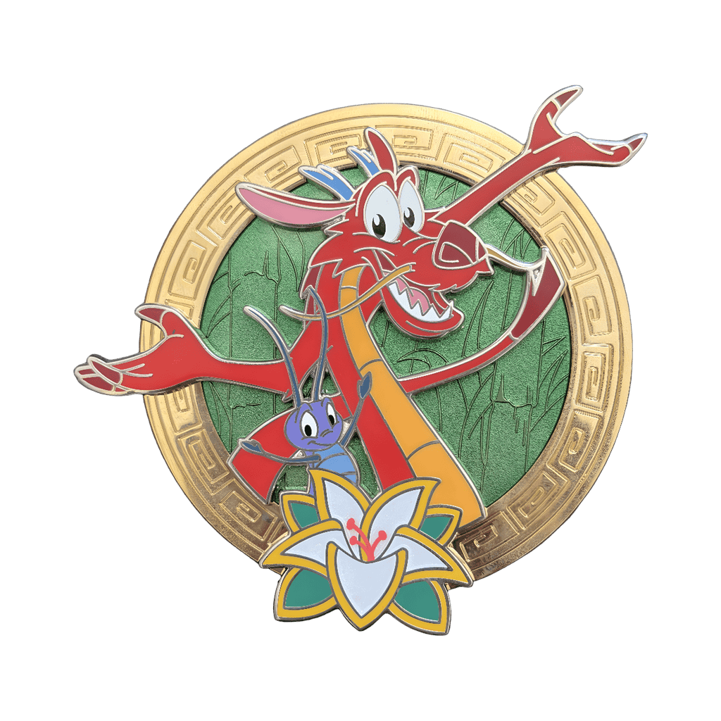 Mushu & Cri-kee Mulan 25th Anniversary Disney pin